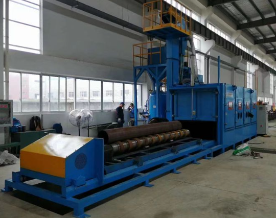 湖北喷砂机在管道除锈中的现场施工应用